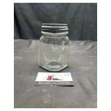 Vintage glass jar with Atlas zinc lid