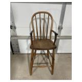 Wooden high chair