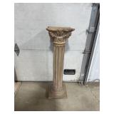 Ceramic plant stand pillar