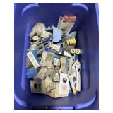 Tote of electrical misc