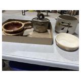 Honey pot, Native American pottery, misc