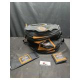 Harley Davidson soft side cooler and coozies