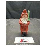 Cast iron santa bank