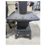 Cast iron pot belly stove