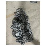 Misc chain, hooks, and dolly wheels