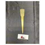 Brass letter opener