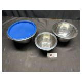 Wolfgang stainless steel mixing bowls- 1 lid