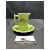 MCM Emerald glow creamer and plate