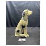 MCM Plaster dog statue