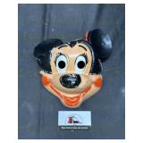 Vintage plastic Mickey Mouse Halloween mask