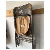 Two Vintage Folding Chairs