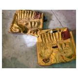Bucket truck basket tool boards