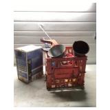 Funnels and caulking guns