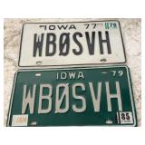 Hamm Radio License plates