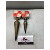 Brass plumb tool
