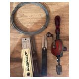 Hand Drill and misc