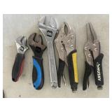 Adjustable wrenches and Pliars