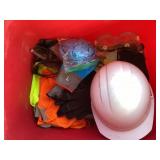 Safety vests, hard hat and misc