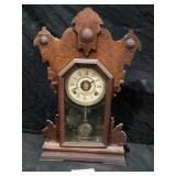 Kitchen clock cracked glass