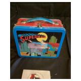 New old stock metal Superman lunchbox unopened
