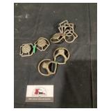 Brass harness buckles