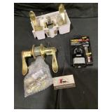 Door knobs and Stanley lock