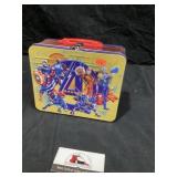 Captain America  metal lunchbox with puzzle inside