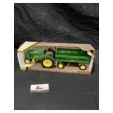 John Deere 1934 model a tractor and wagon set