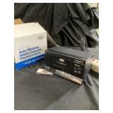 Auto reverse stereo, cassette, playback deck,