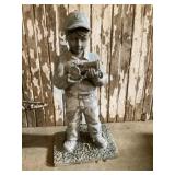 Resin John Deere tractor and boy approximately 32