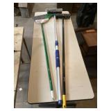 Broom and car wash brushes