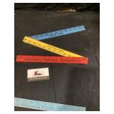 Folding ruler, Carol, Iowa