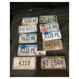 Motorcycle license plates