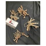 Skeleton and clock keys