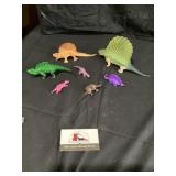Plastic dinosaurs