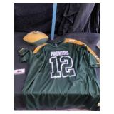 Green Bay Packers Rogers number 12 shirt 5X large