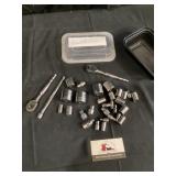 Blue point sockets 1/4 and 3/8 inch drive