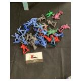 Plastic army guys and miscellaneous