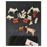 Plastic cows