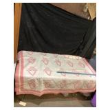 Quilt 63 x 86 hand, sewn