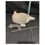 Vintage machete field goose decoy