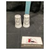 25th anniversary salt and pepper shakers