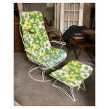 Mid-century modern swivel rocker chair