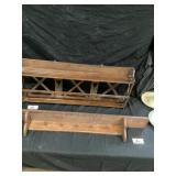 Shelf approximately 38 x 16 tall other shelf