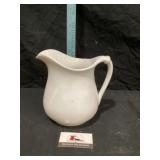 Stoneware crock pitcher