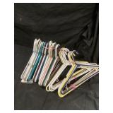 Plastic clothes hangers