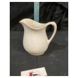 Stoneware croc pitcher