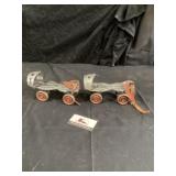 Vintage metal skates