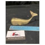 Brass whale