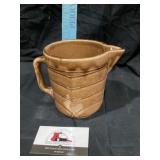 Stoneware crock pitcher